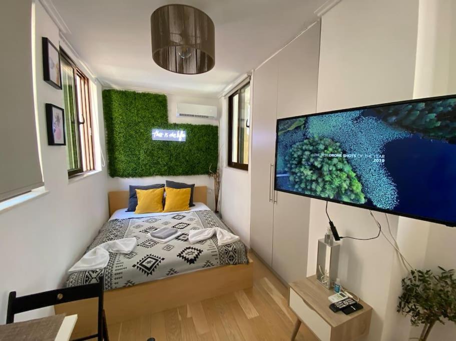 Downtown 22Sqm Green Nest King-Size Bed Atenas Exterior foto